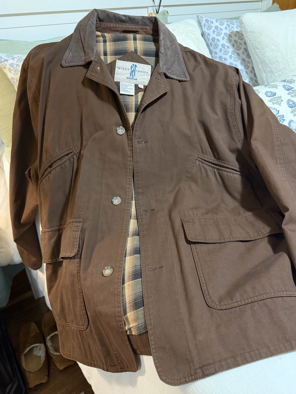 Vintage River Trader Ranch Jacket Men’s XL   100% Cotton